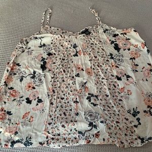 Torrid 3X Dual Flower Patterned Tank Top